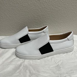 New Via Spiga Remi White Slip-on Sneaker